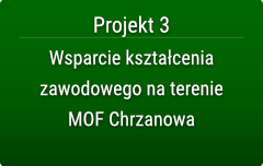 Projekt 3. Wsparcie kształcenia zawodowego na terenie MOF Chrzanowa
